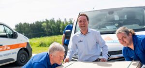 Aufzugdienst Rottal bei der Arbeit